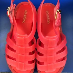 Mini Melissa flox sandal size 10